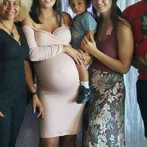 Pink sexy mama brand dress